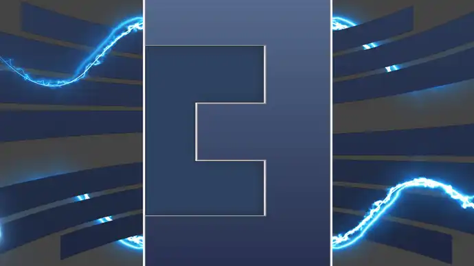 Branded digital graphics and motion design composition