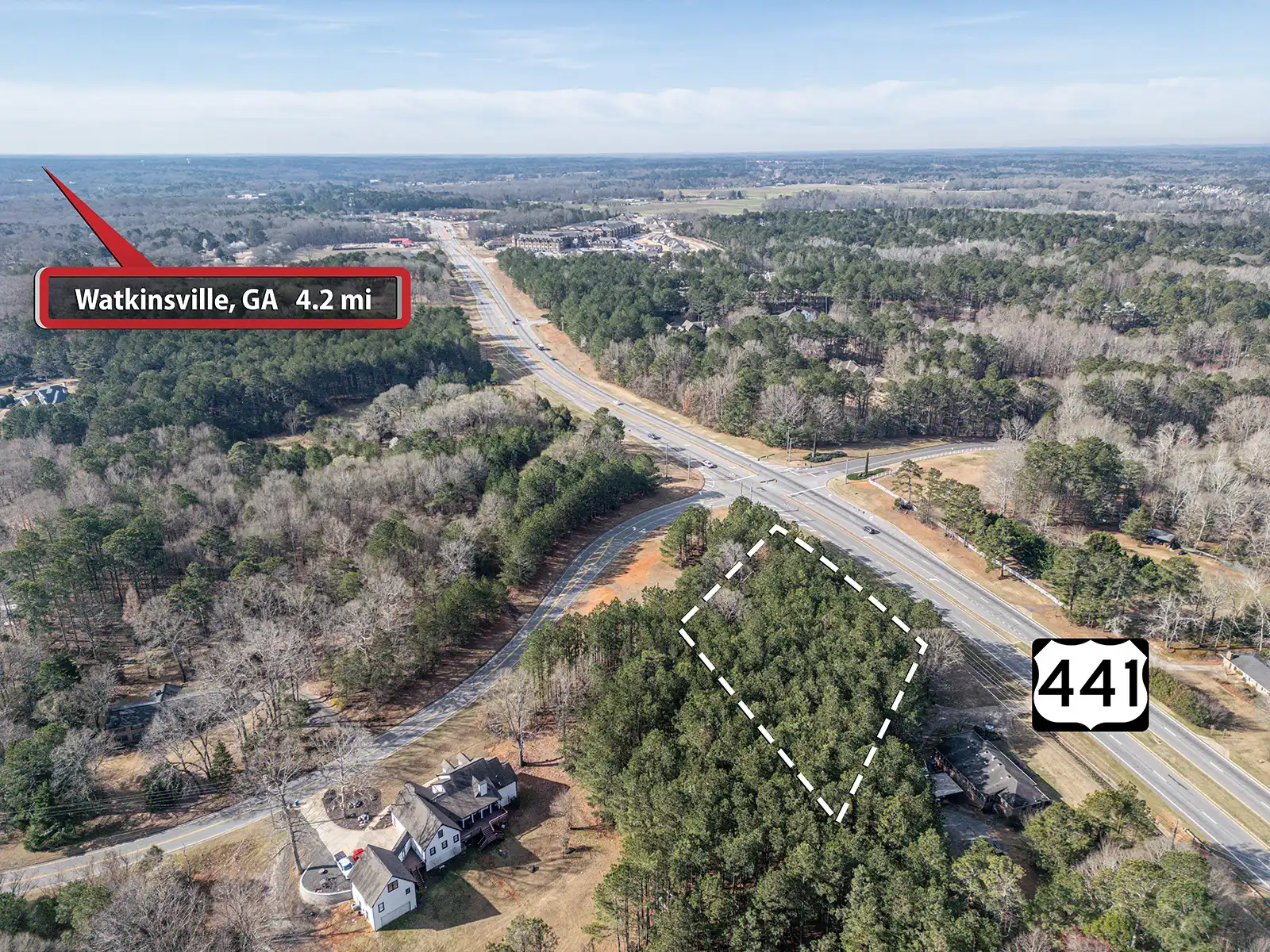 1011 Spartan Lane Lot Drone Photos in Athens, GA
