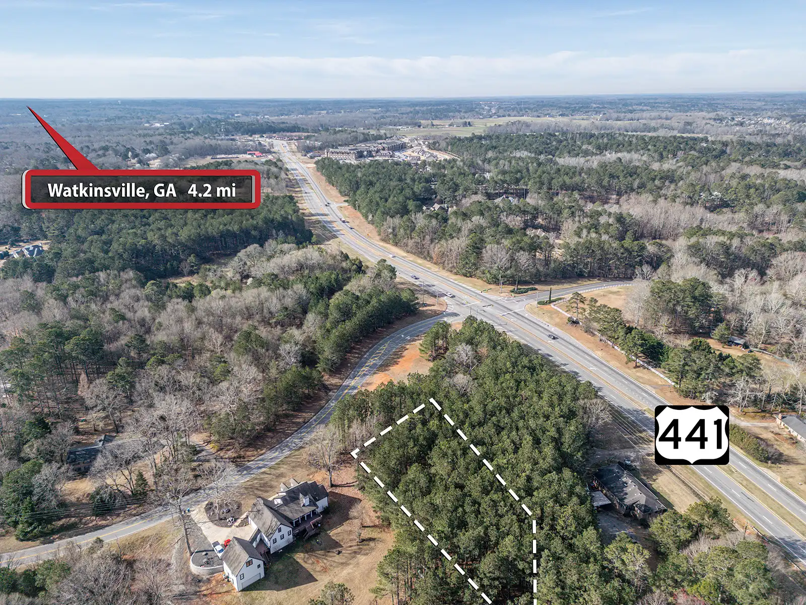 1031 Spartan Lane Lot Drone Photos in Athens, GA image 3
