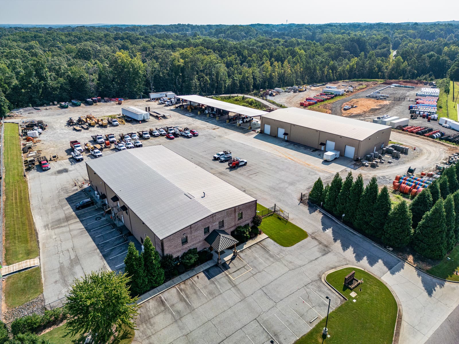 Drone Photos for Cable East Inc. in Statham, GA