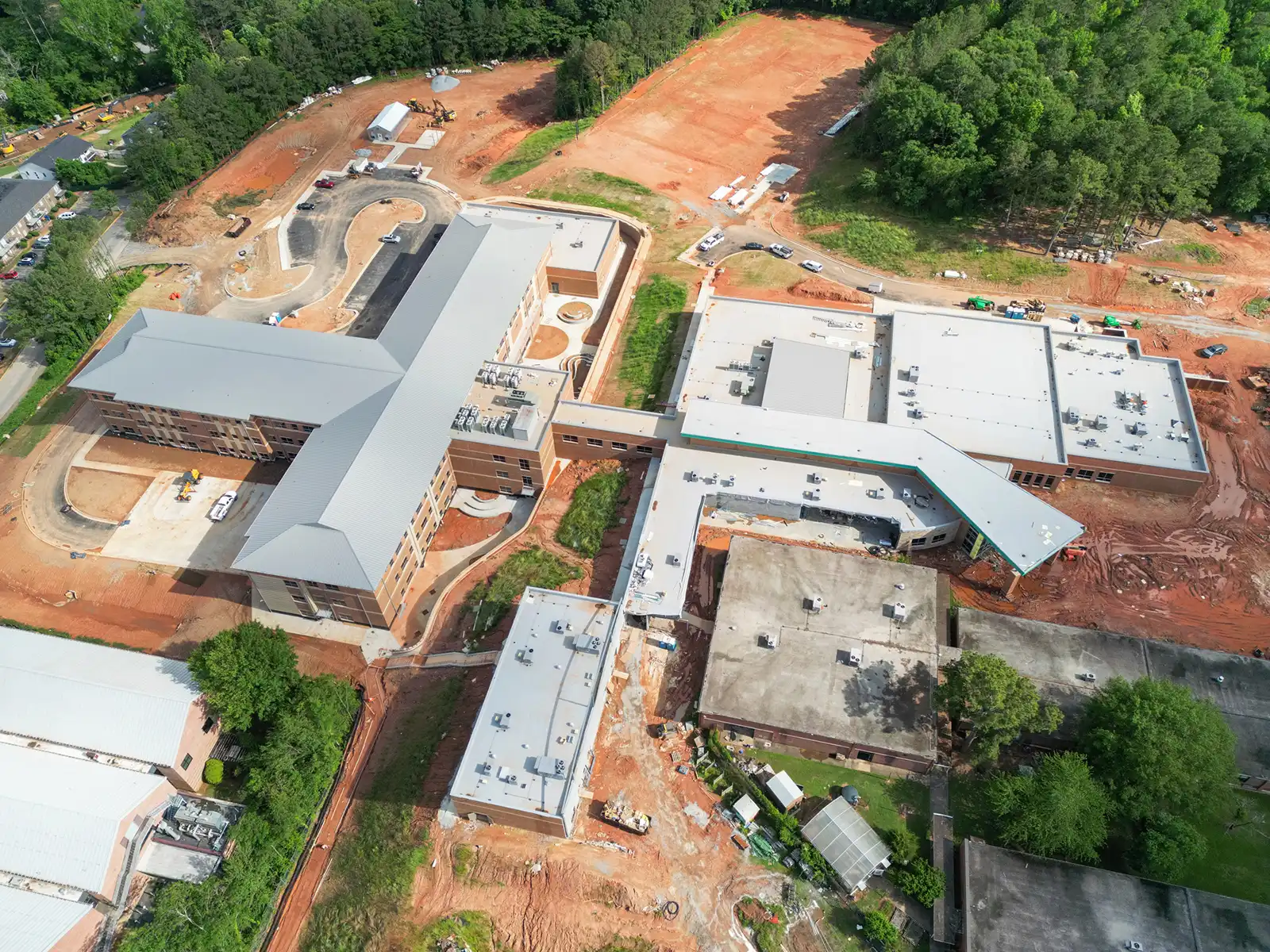 New Construction Roof for Clarke Middle in Athens, GA