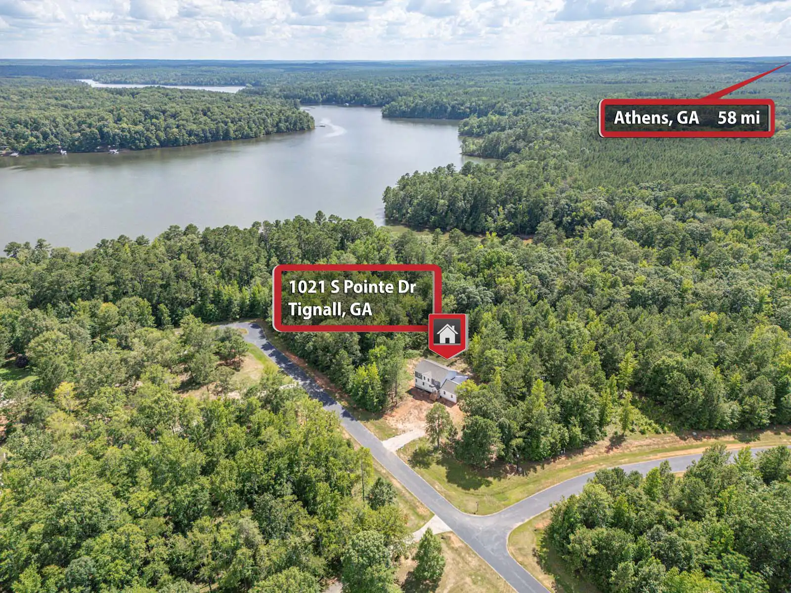 Pointe Shores Home Build Photos - Clarks Hill Lake in Tignall, GA