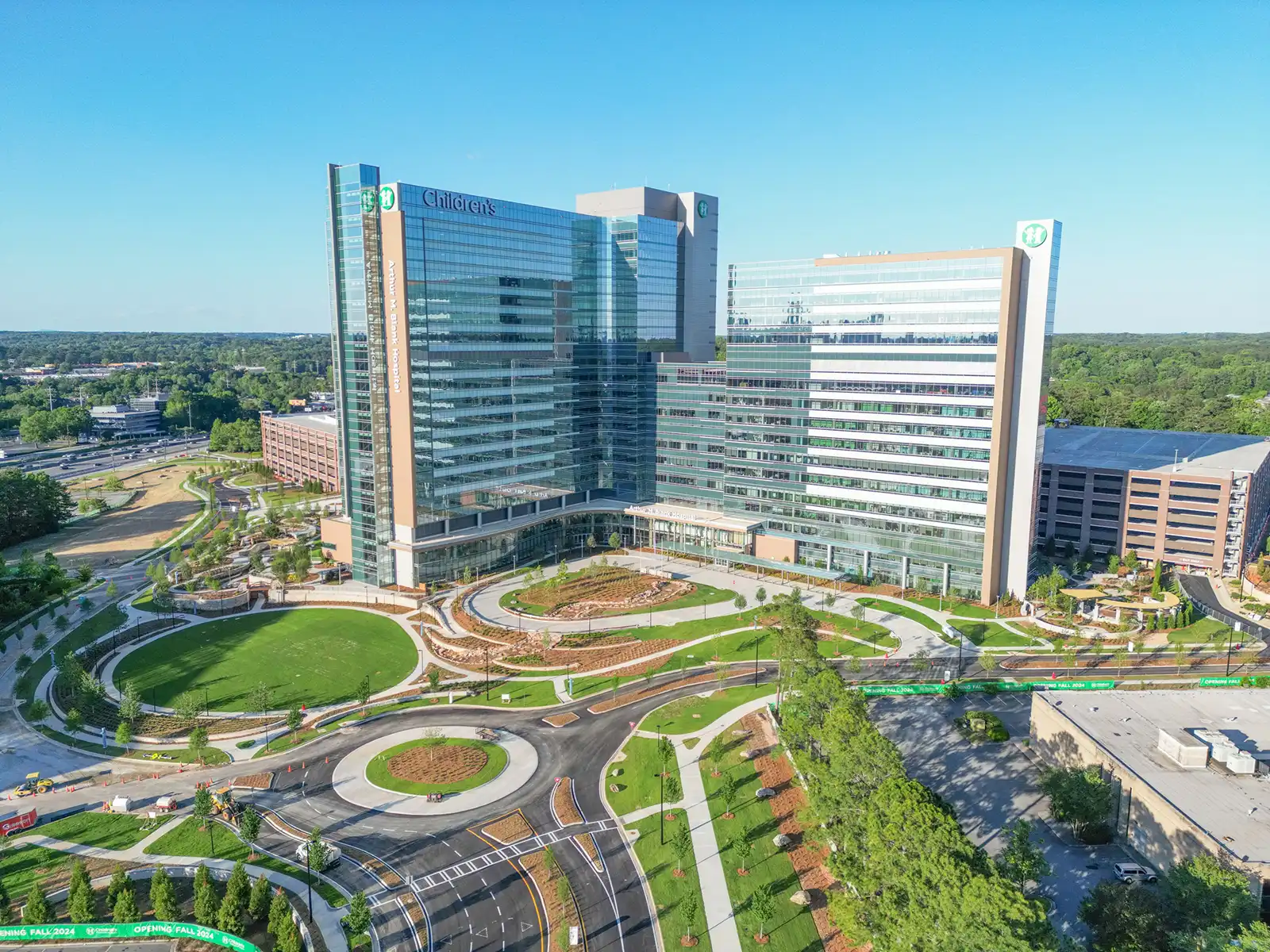 Arthur M. Blank Children's Hospital Drone Photos in Atlanta, GA image 2