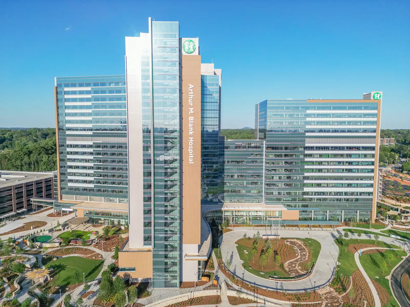 Arthur M. Blank Children's Hospital Drone Photos in Atlanta, GA image 6