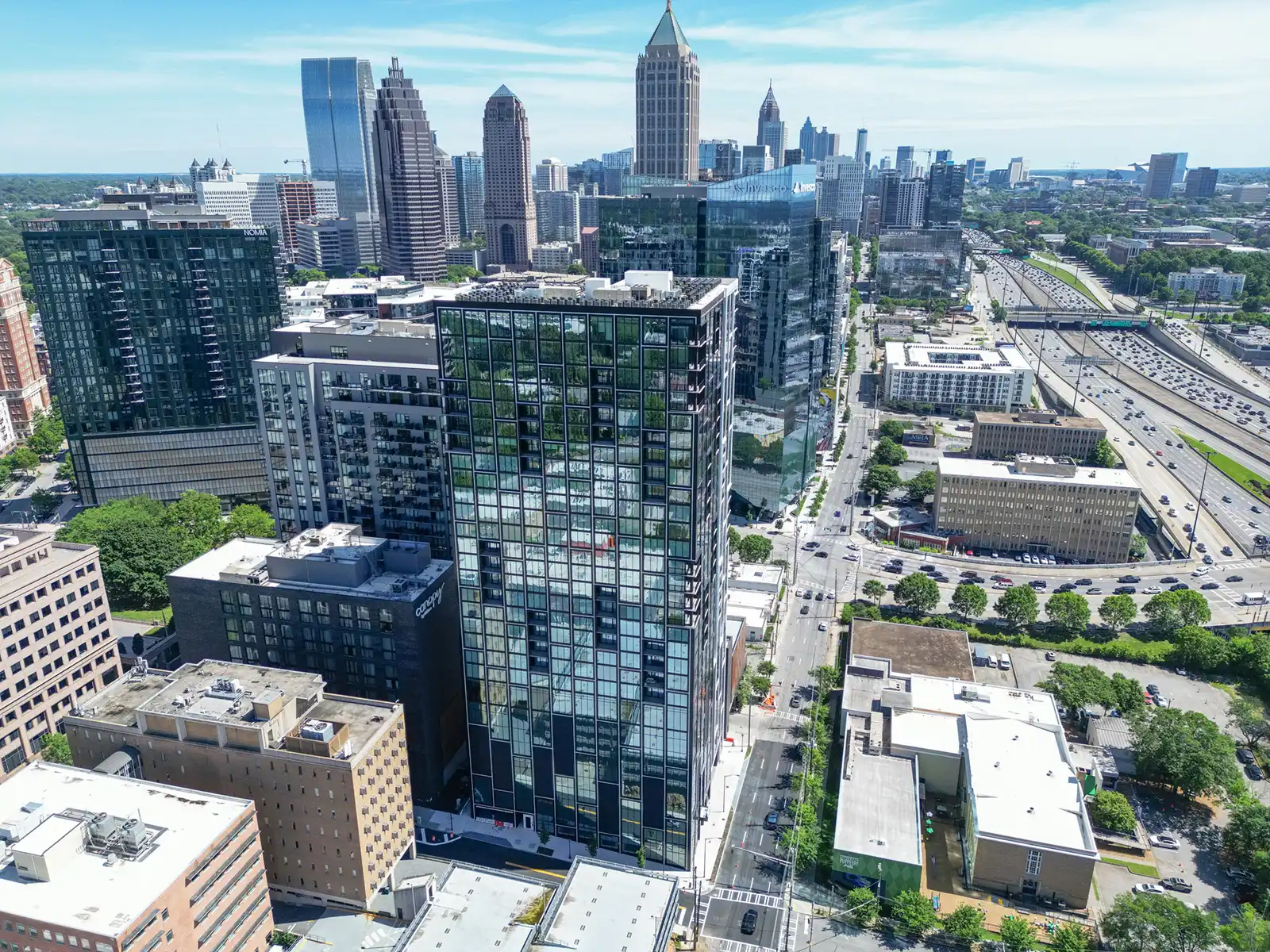 Emmi Midtown Apartment Drone Photos in Atlanta, GA image 2