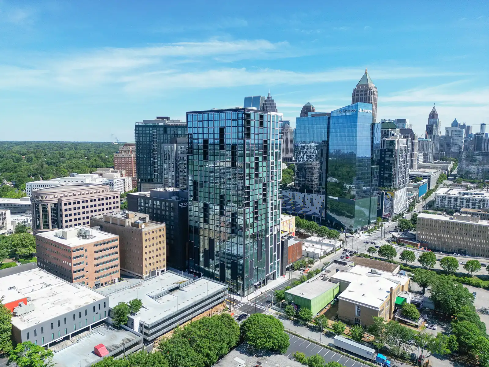 Emmi Midtown Apartment Drone Photos in Atlanta, GA image 3