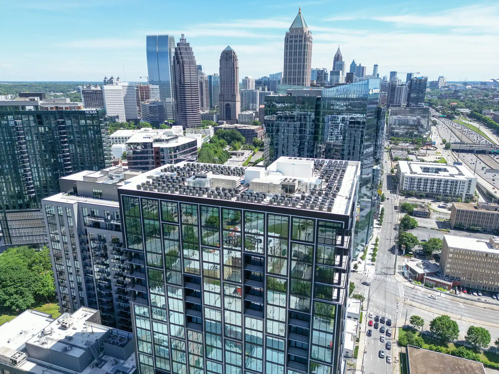Emmi Midtown Apartment Drone Photos in Atlanta, GA image 4