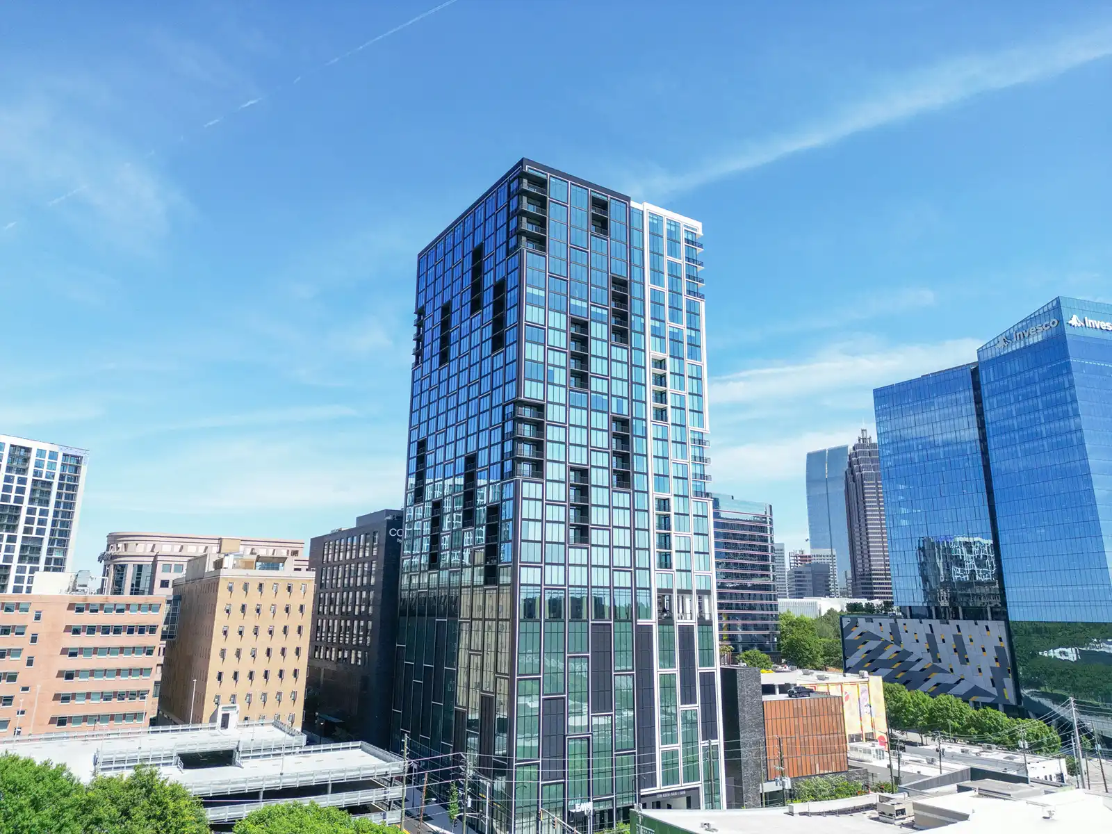 Emmi Midtown Apartment Drone Photos in Atlanta, GA