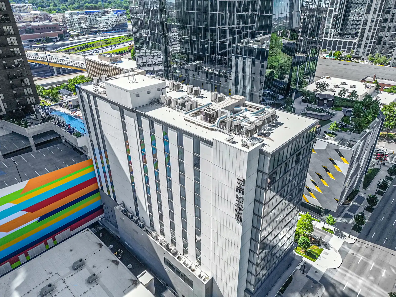 Kimpton Shane Hotel Drone Photos in Midtown, Atlanta, GA image 3