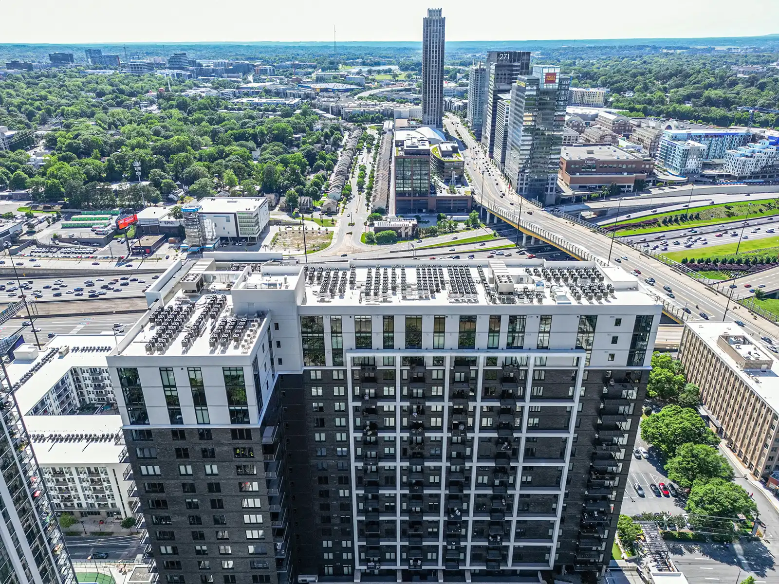 Midtown Union Apartments Drone Photos in Atlanta, GA image 4