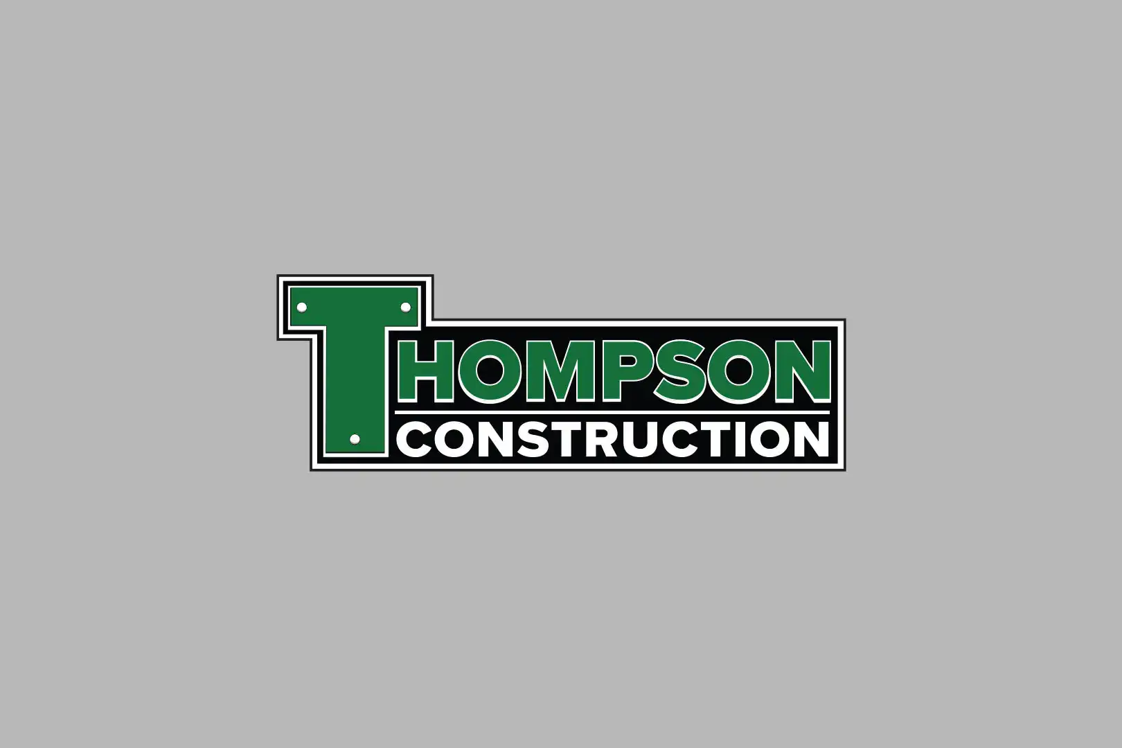 Thompson Construction's Logo Rejuvenation in Athens, GA