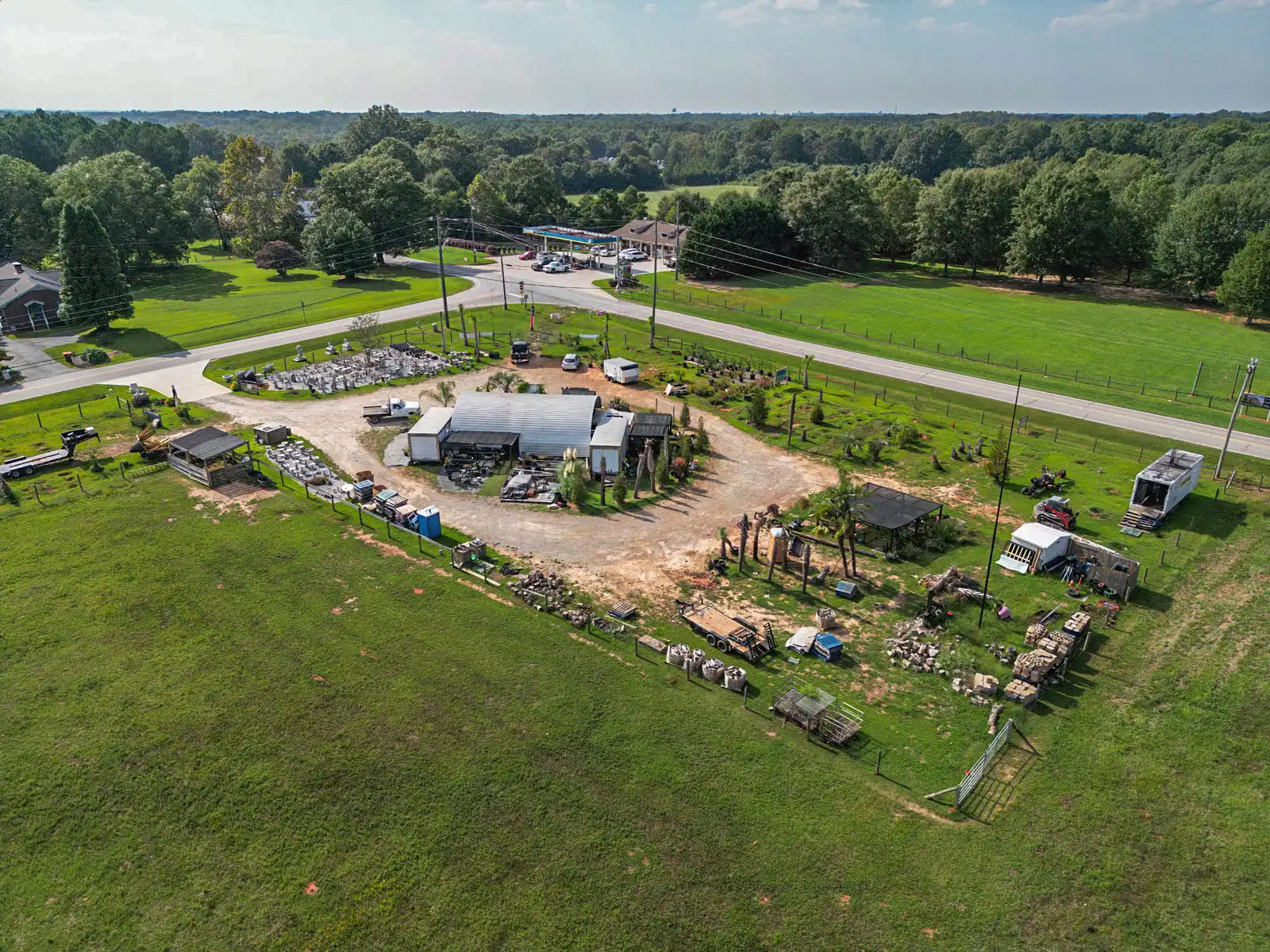 Grow Monroe Farm Stand and Nursery Drone Photos in Monroe, GA image 4