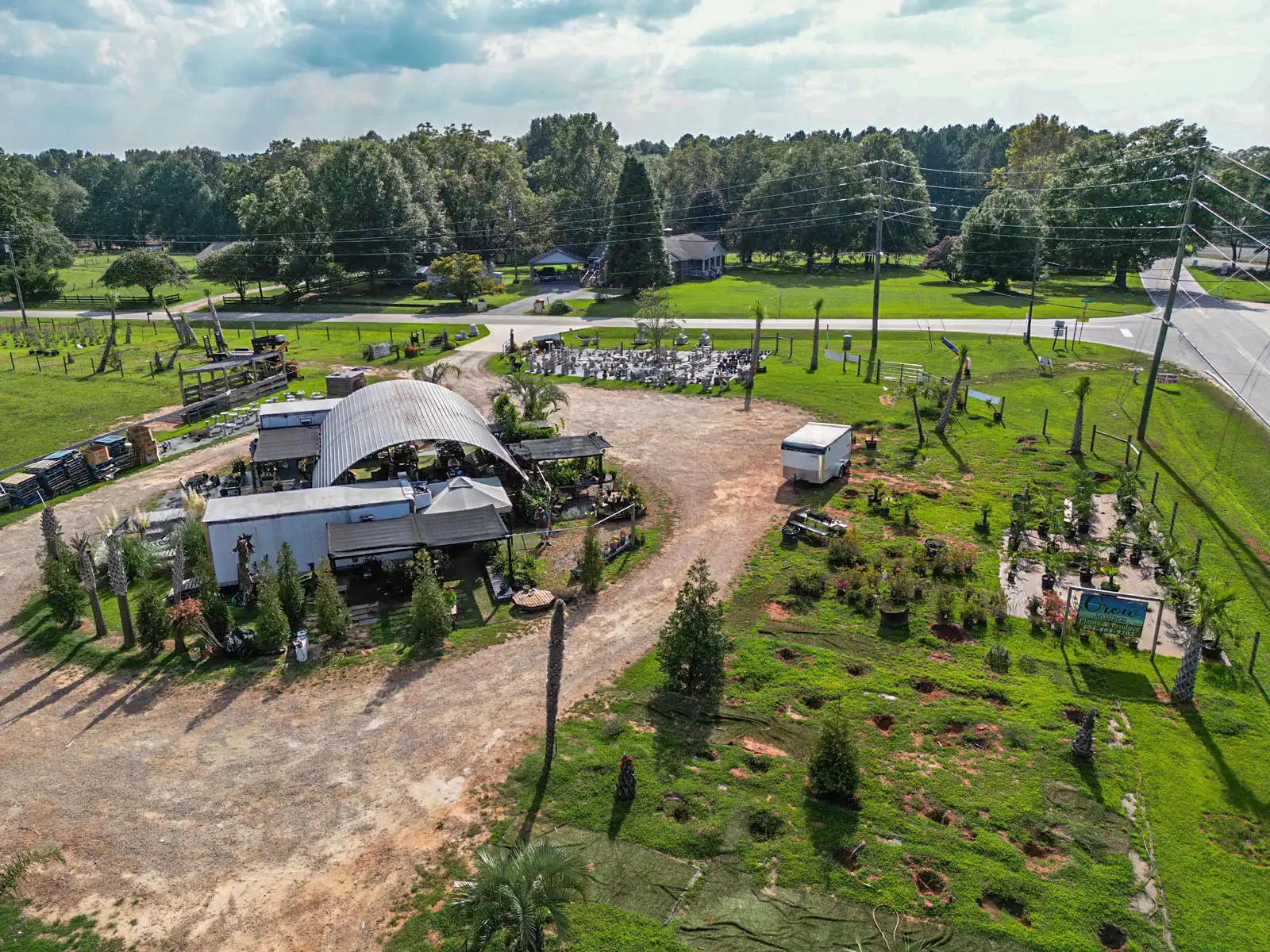 Grow Monroe Farm Stand and Nursery Drone Photos in Monroe, GA image 2