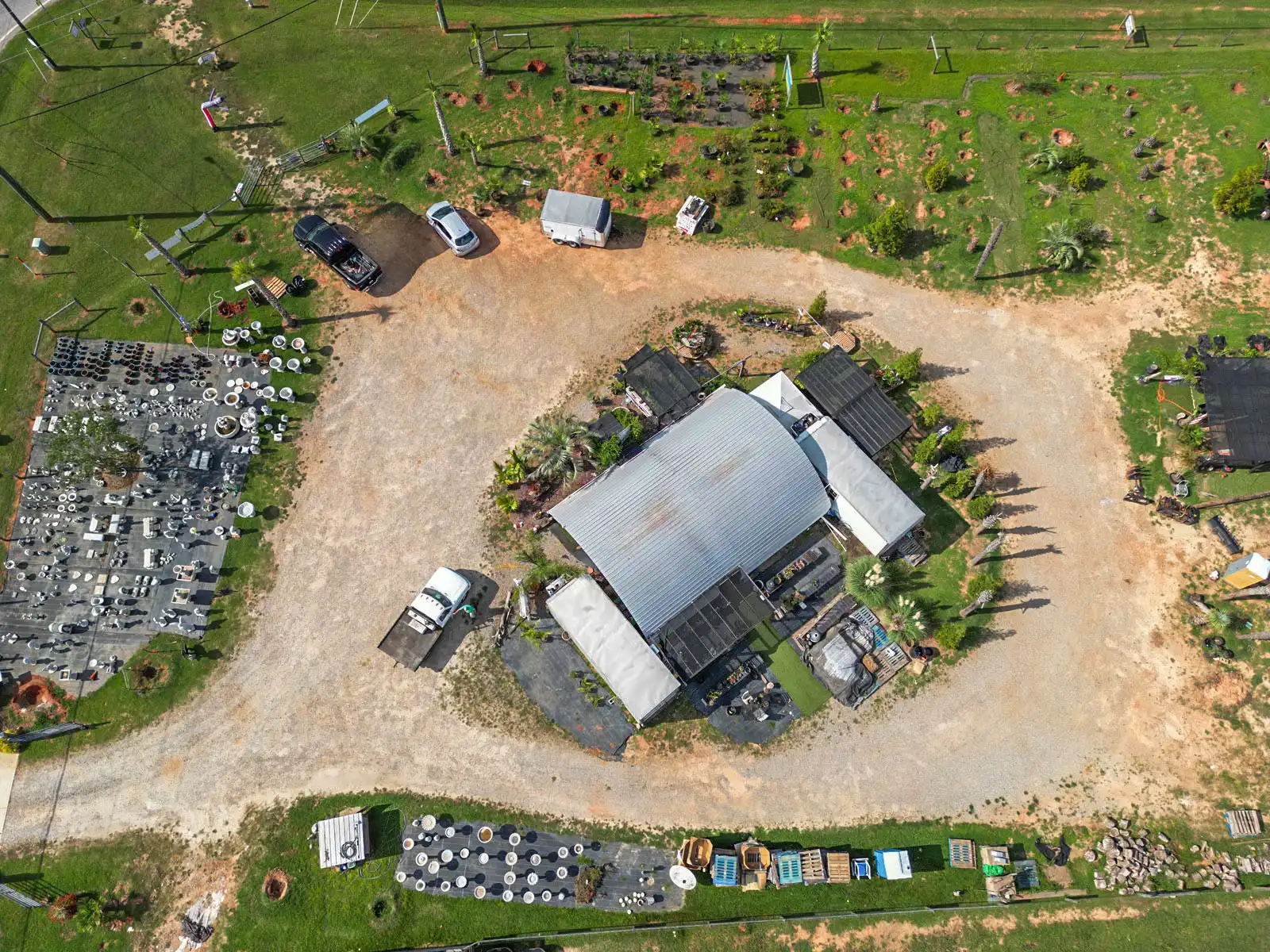 Grow Monroe Farm Stand and Nursery Drone Photos in Monroe, GA image 3