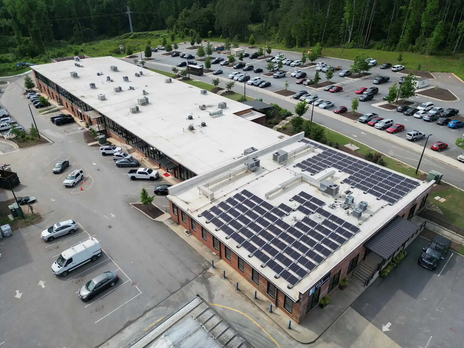 Southern Mill's New Roof Drone Photos in Athens, GA image 2