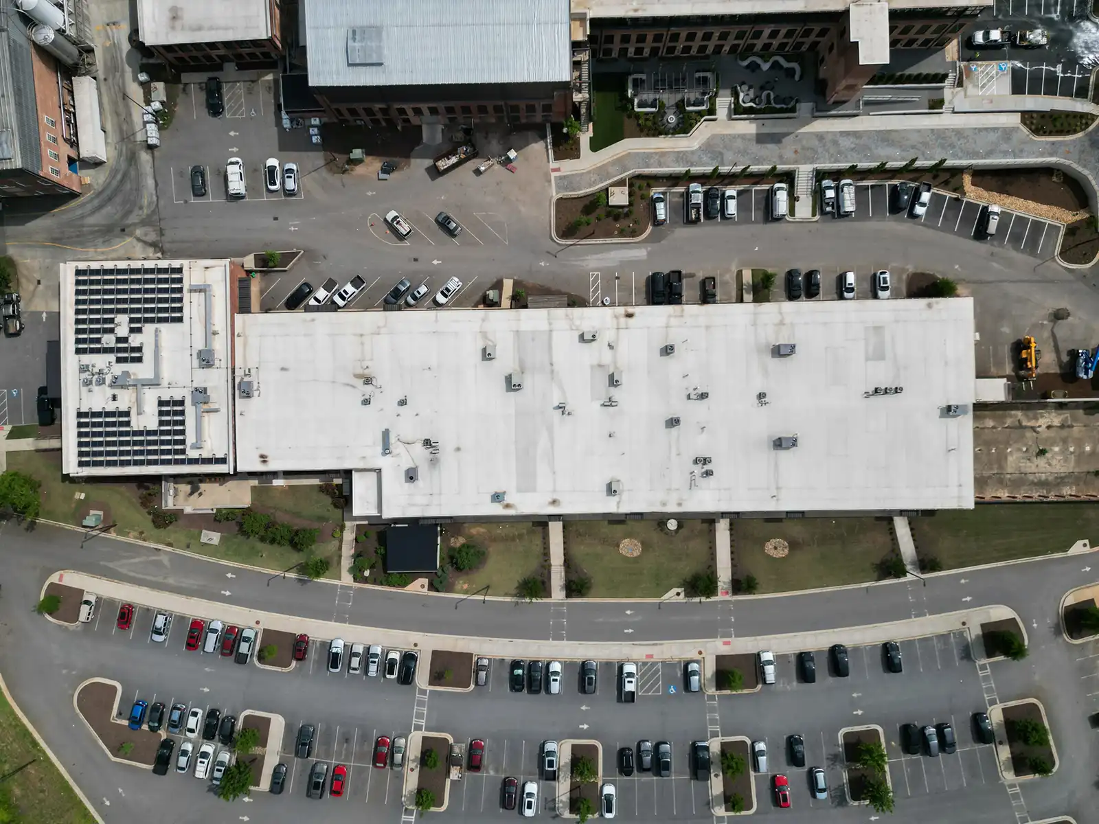 Southern Mill's New Roof Drone Photos in Athens, GA image 4