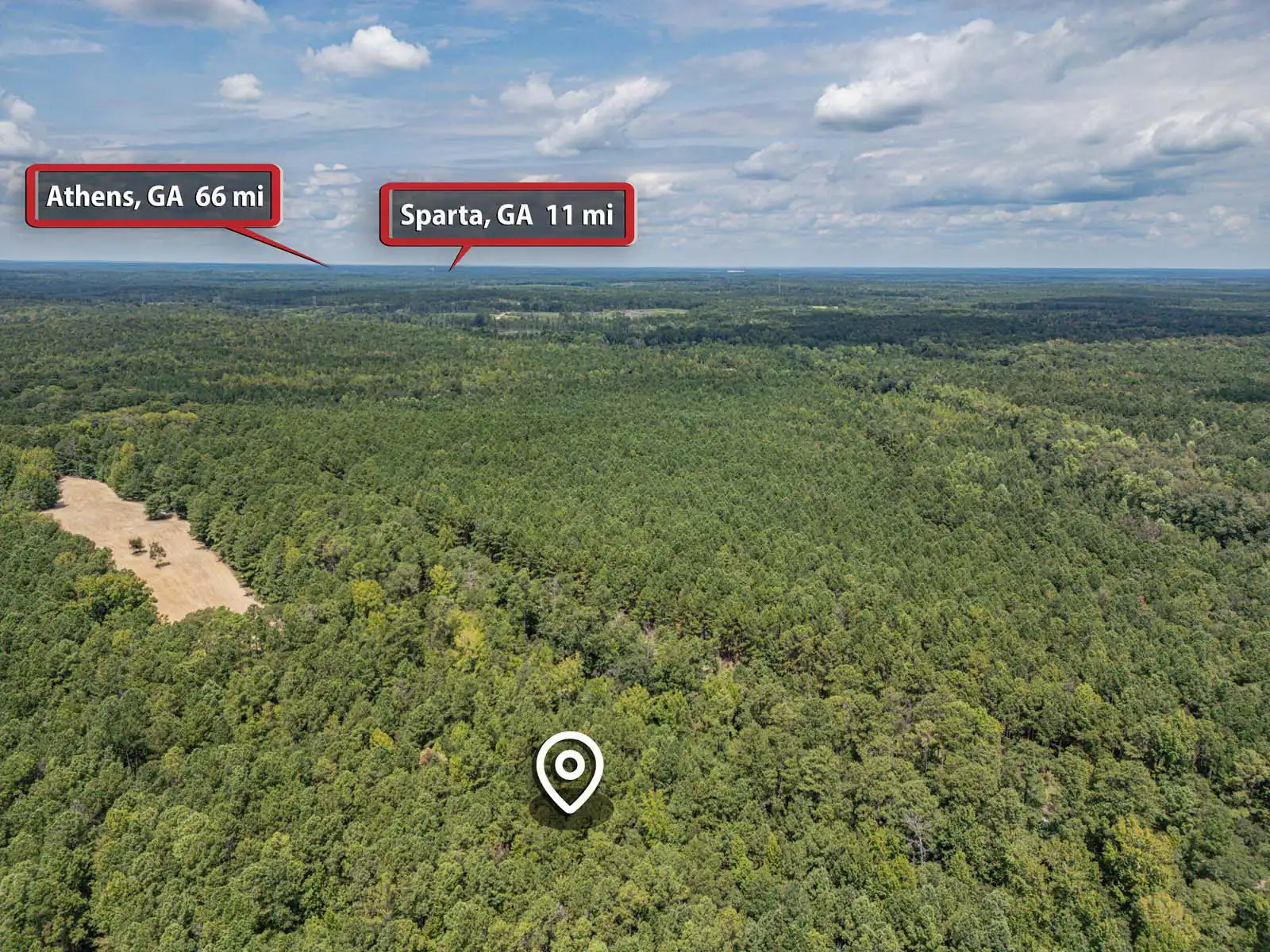 Timberland Lot With Creek and Field Photos in Sparta, Georgia image 4
