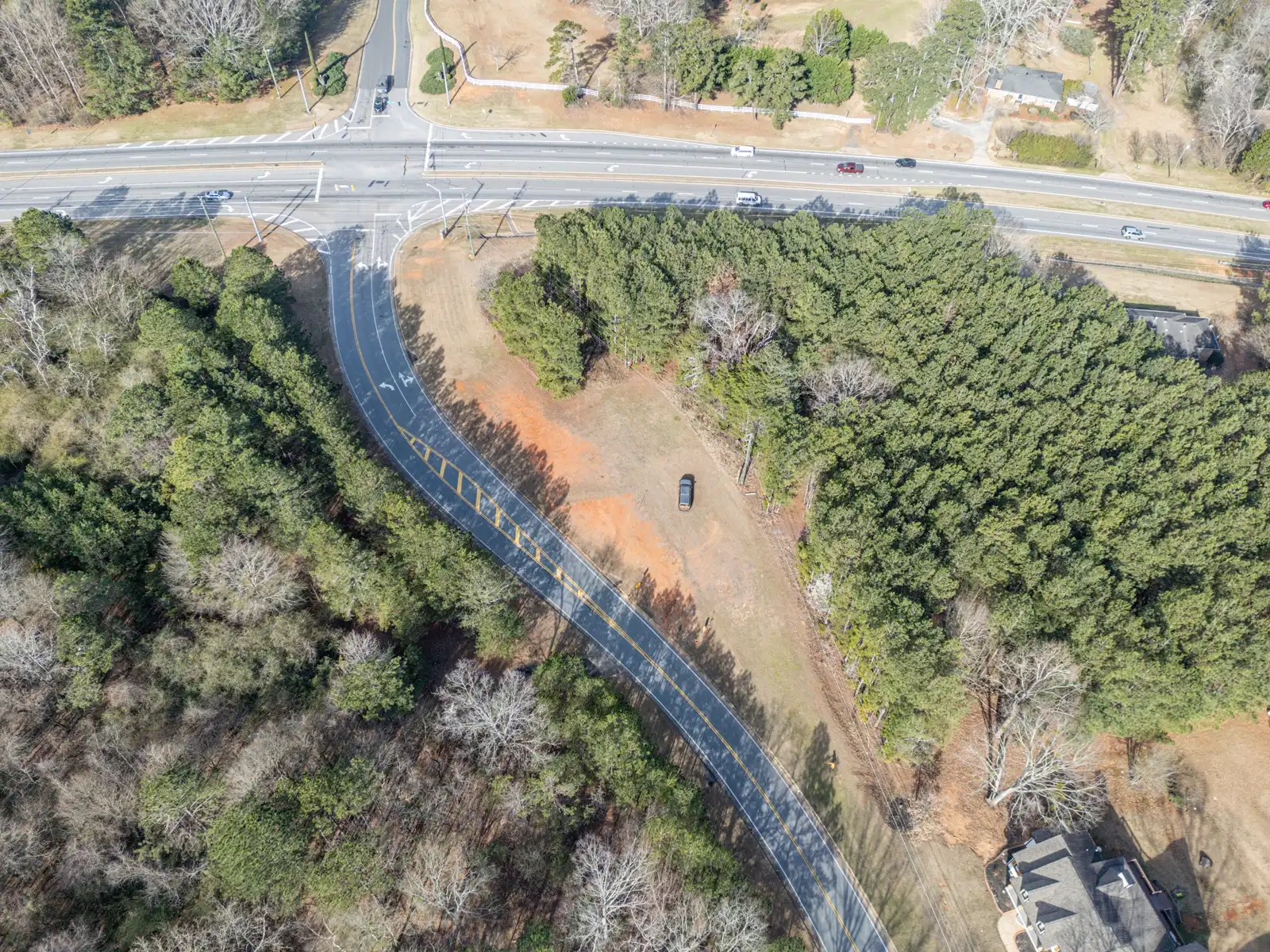 Spartan Lane Corner Lot Drone Photos in Athens, GA image 4