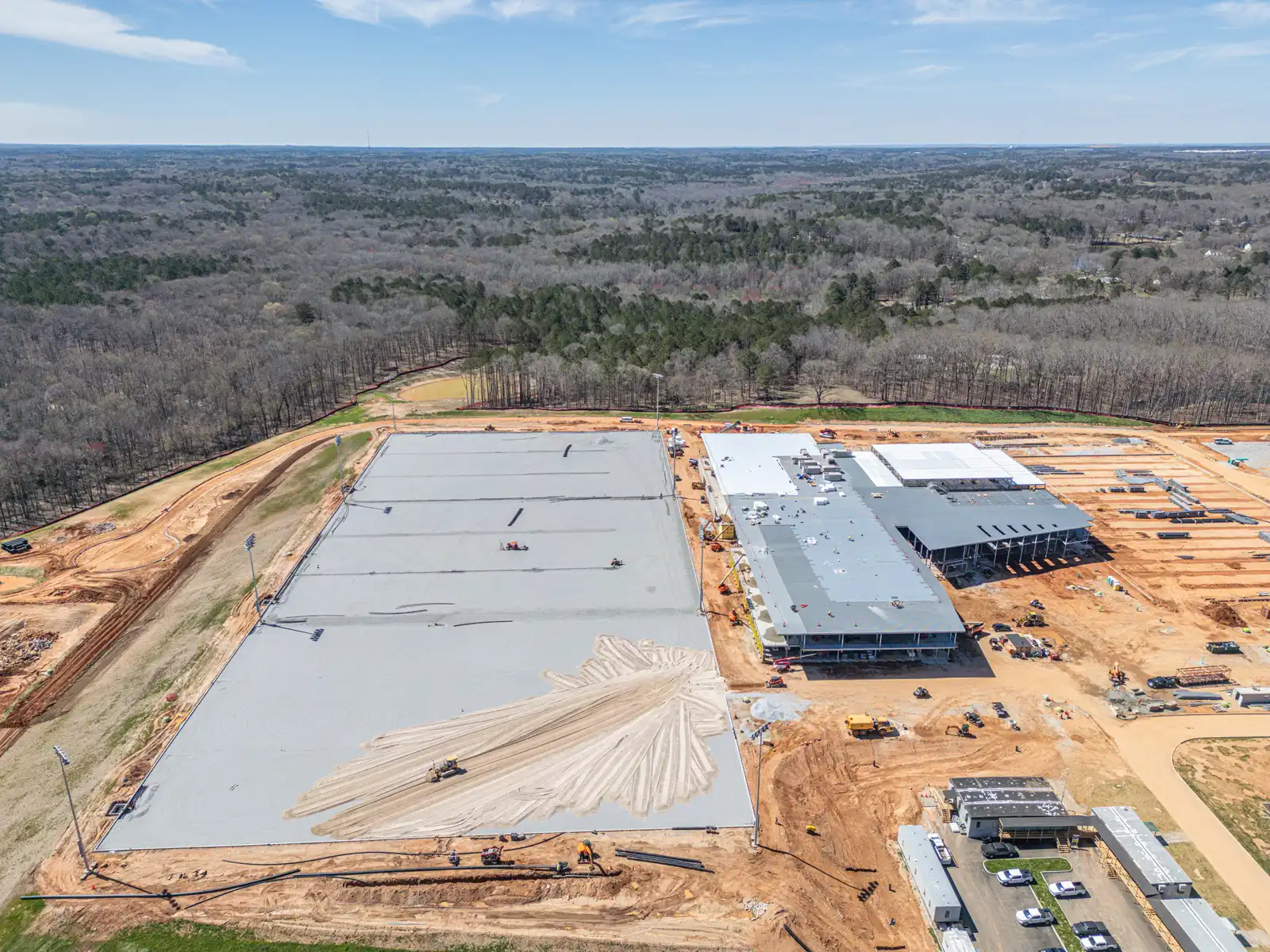 United States Soccer Training Facility Progress Drone Photos in Fayetteville, GA image 4