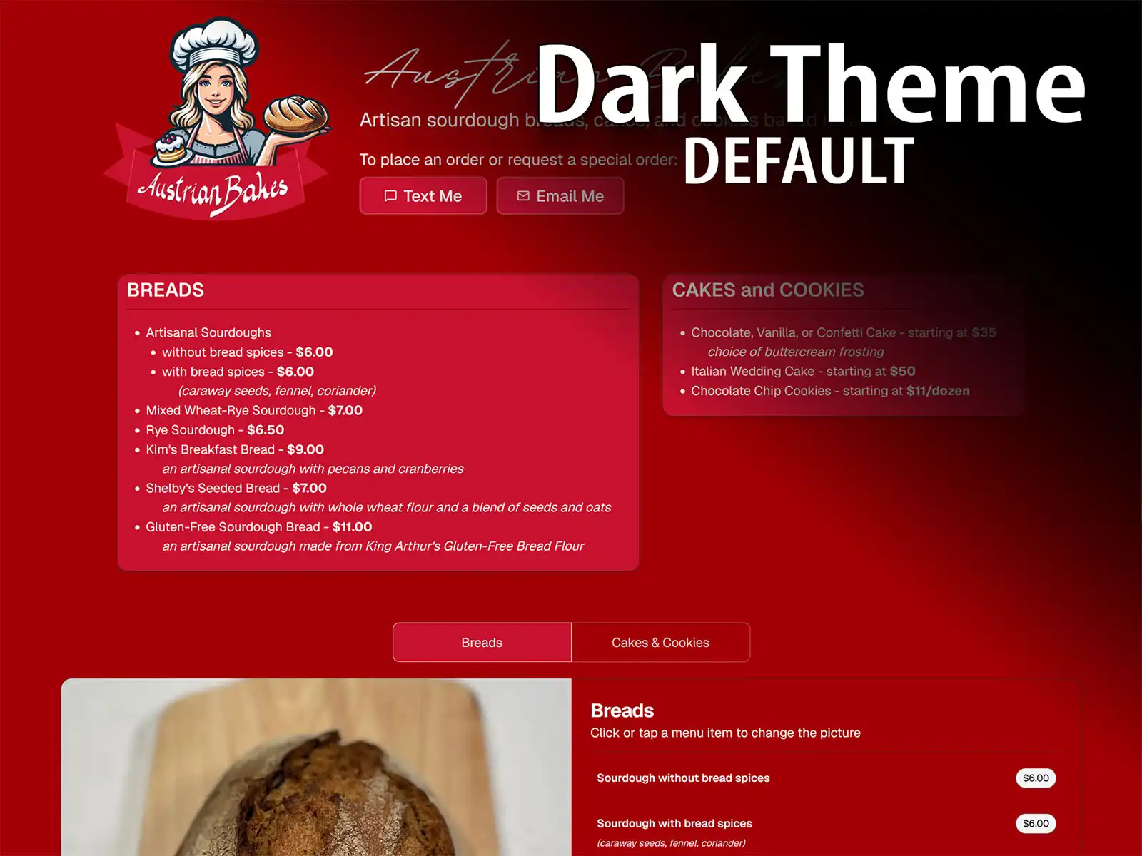 Next.js Website for Austrian Bakes in Watkinsville, GA image 2