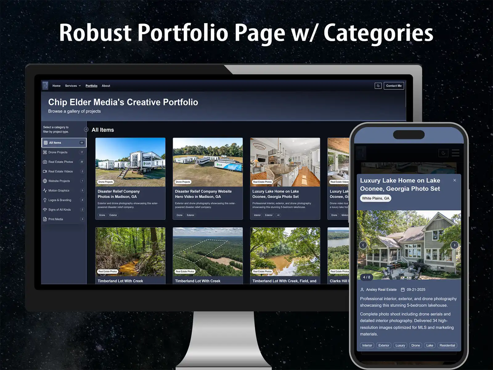 Next.js Website v2.0 for Chip Elder Media in Athens, GA image 4