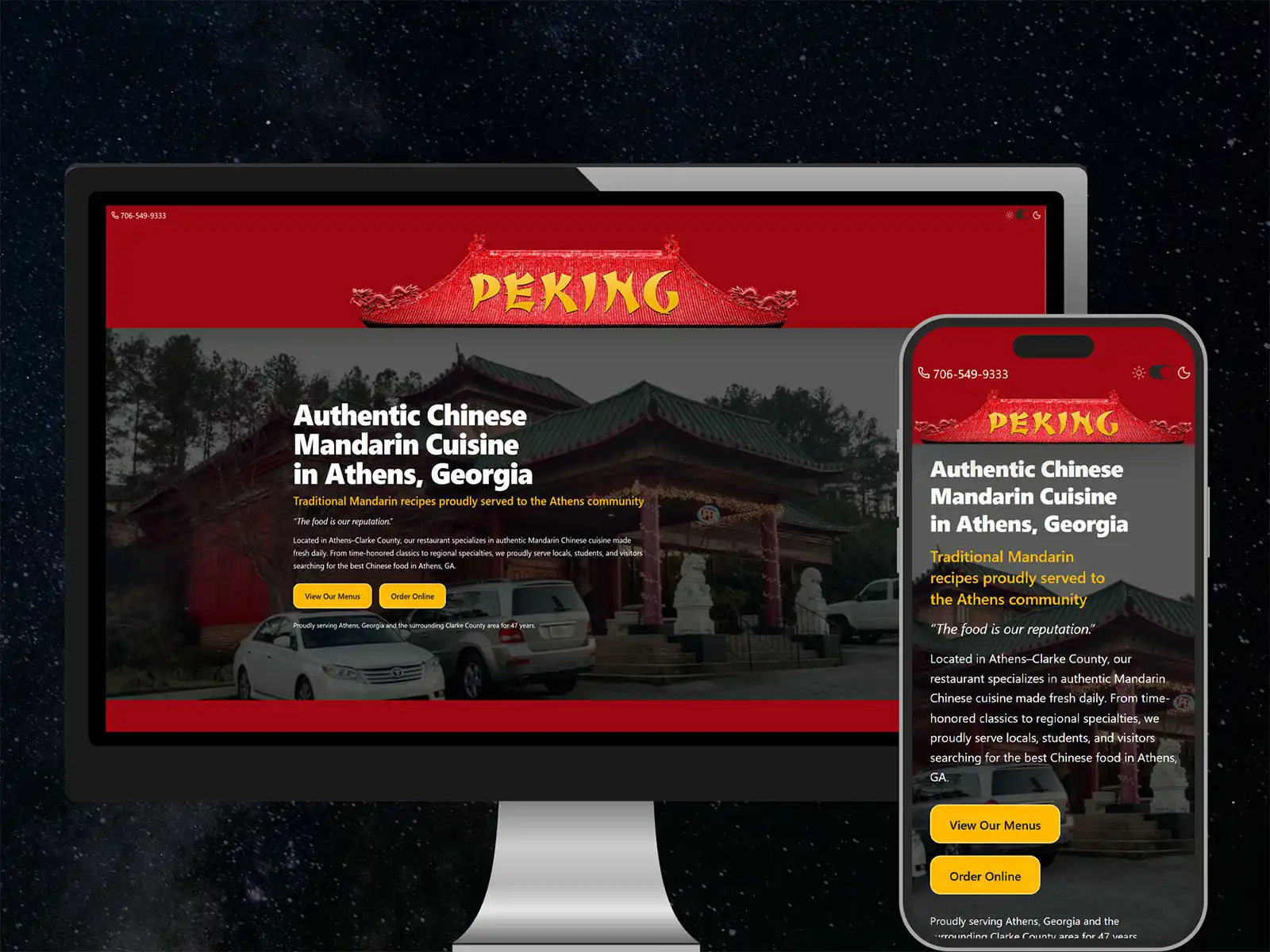 WRS Roofing website displayed inside a browser window