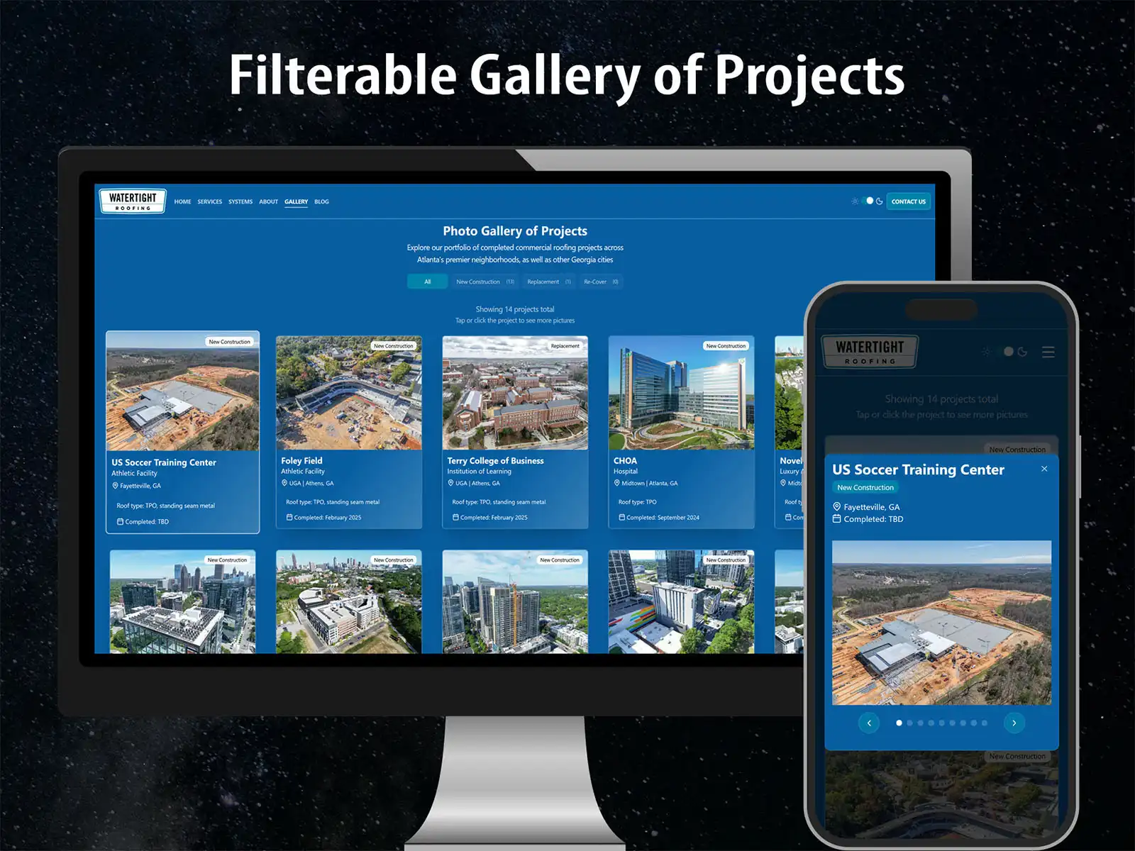 Next.js Website for Watertight Roofing in Winder, GA image 5